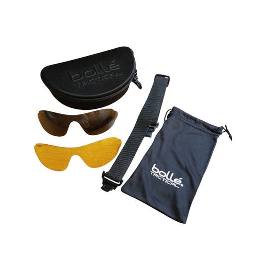 Bolle Tactical Raider Spares Safety Lenses Case Strap Lens Airsoft Paintball