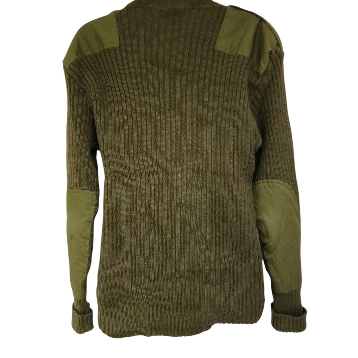 British PCS Utility Jumper Round Neck Olive Heavy 80% Wool Nylon Royal Marines