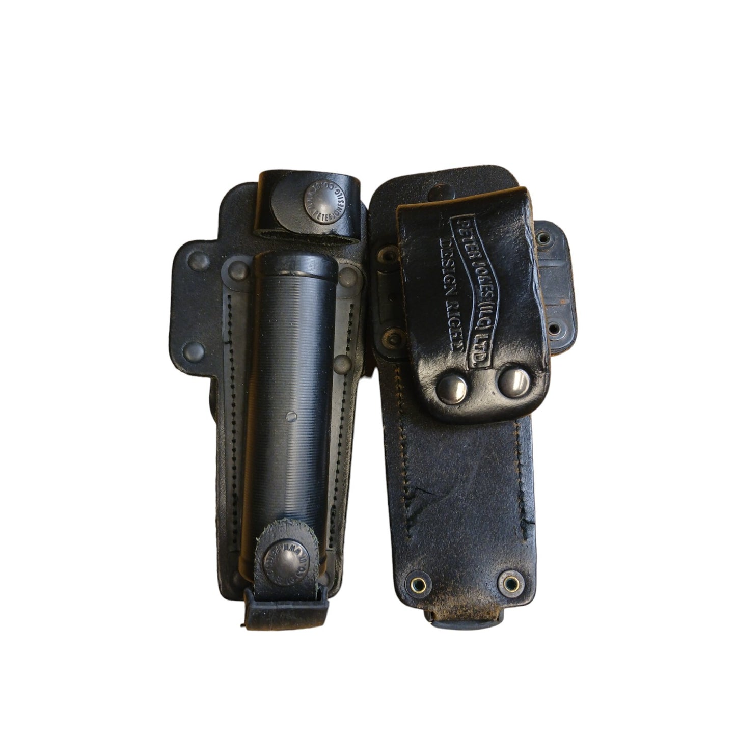 Peter Jones Leather Baton Holder Belt Loop LB6 360 Rotation Ex Police Security