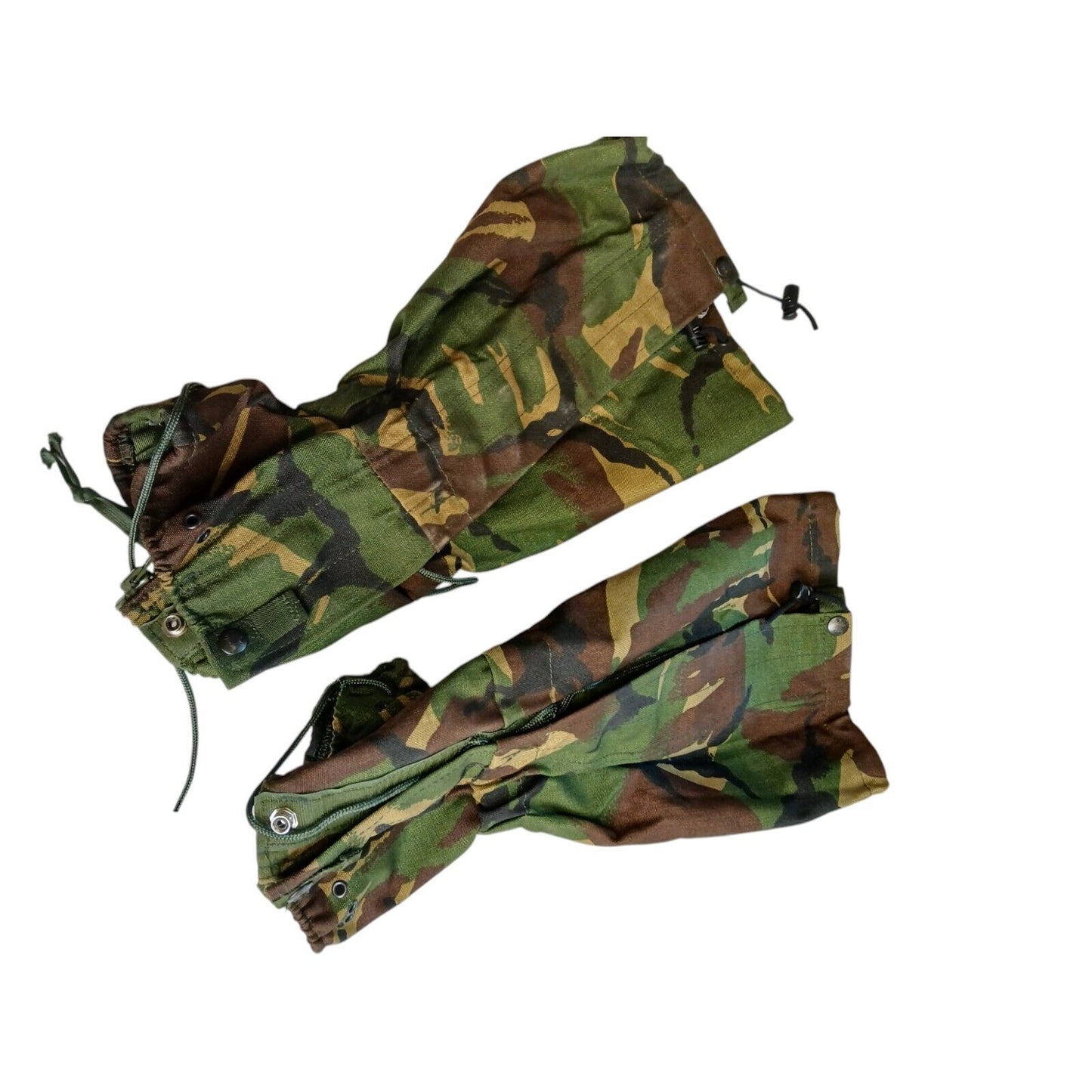 British Army DPM Leg Gaiters GS Woodland Goretex Green Camo 1998