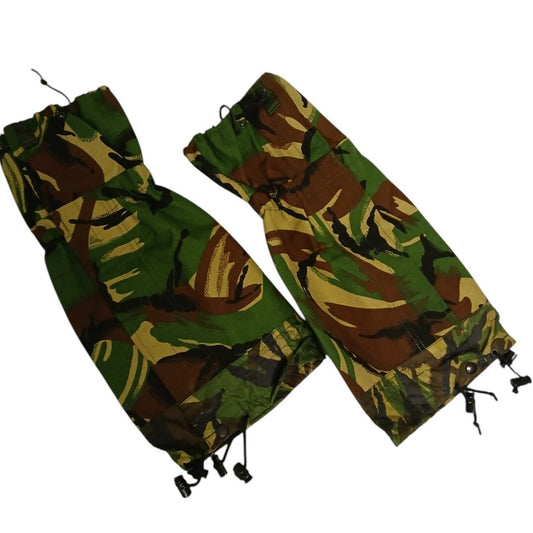 British Army DPM Gaiters GS Woodland Goretex MK2 Standard Camo Waterproof
