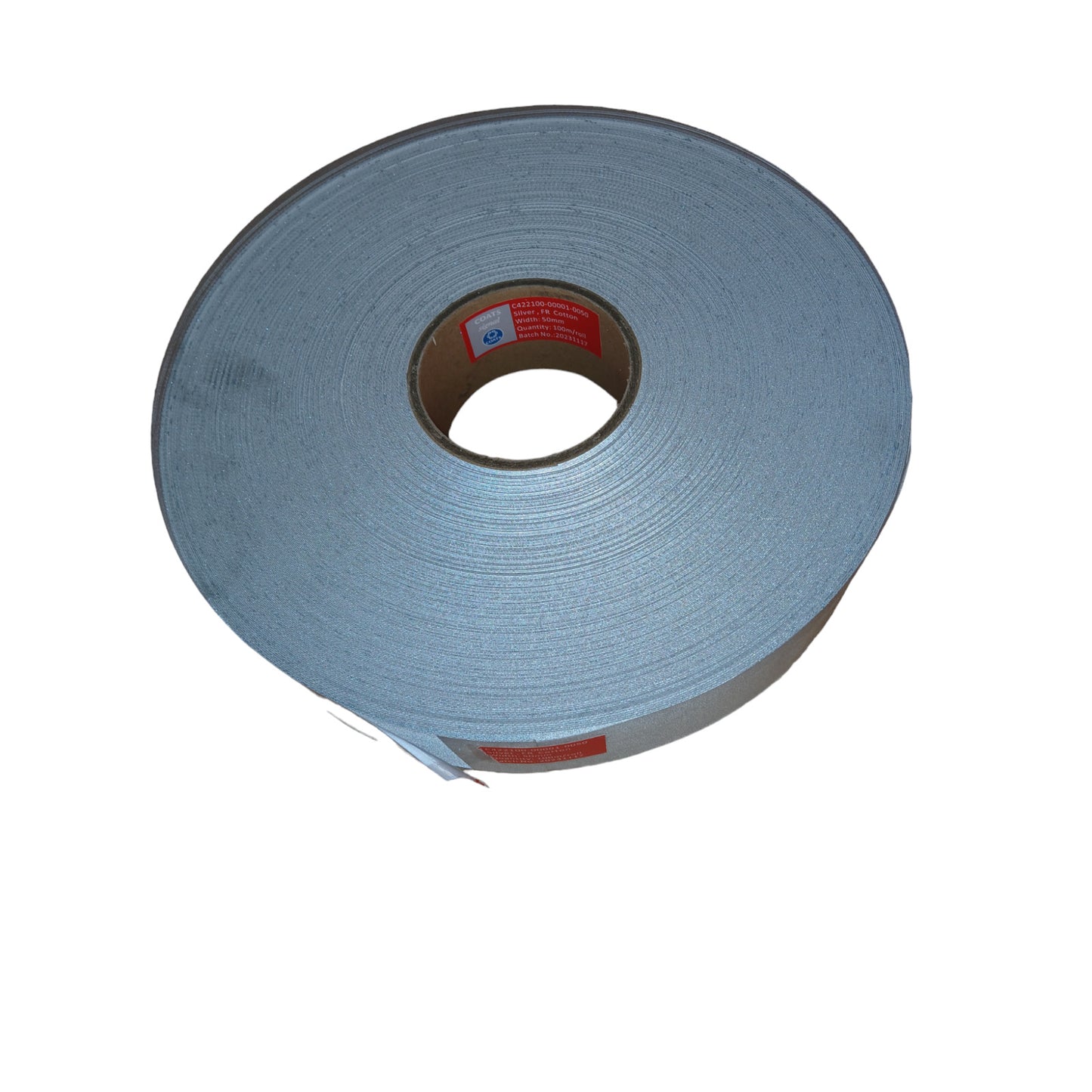 Hi Visibility Reflective Sew On Tape Silver Flame Retardant FR Coats C422100