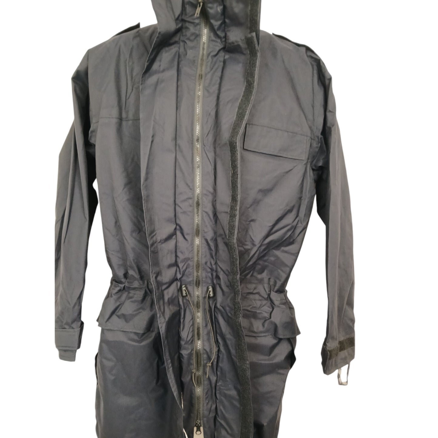 Royal Navy Goretex Jacket With Liner Smock Wet Weather MVP Coat Navy Blue RN