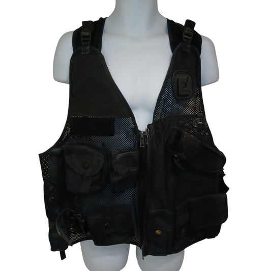 PWL Tactical Vest With Pouches Tactical Security Ex Police Airsoft Grade B