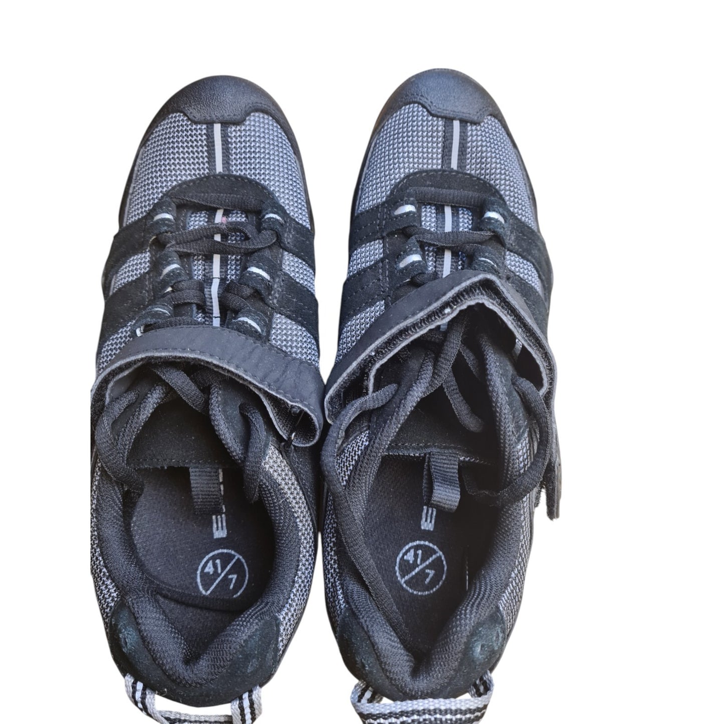 Endura SPD Cycling Shoes Black Grey Size 7 Clipless MTB Patrol Mountain Bike