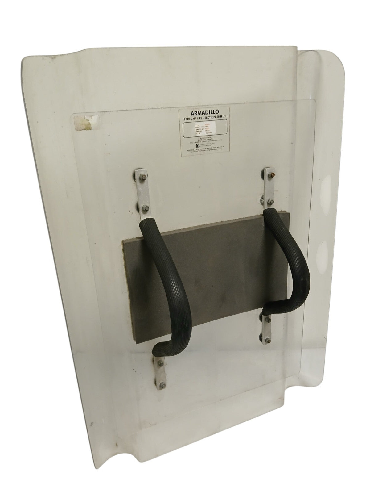 Riot Shield Interlocking Armadillo Rectangular Small 80cm x 57cm Ex Police