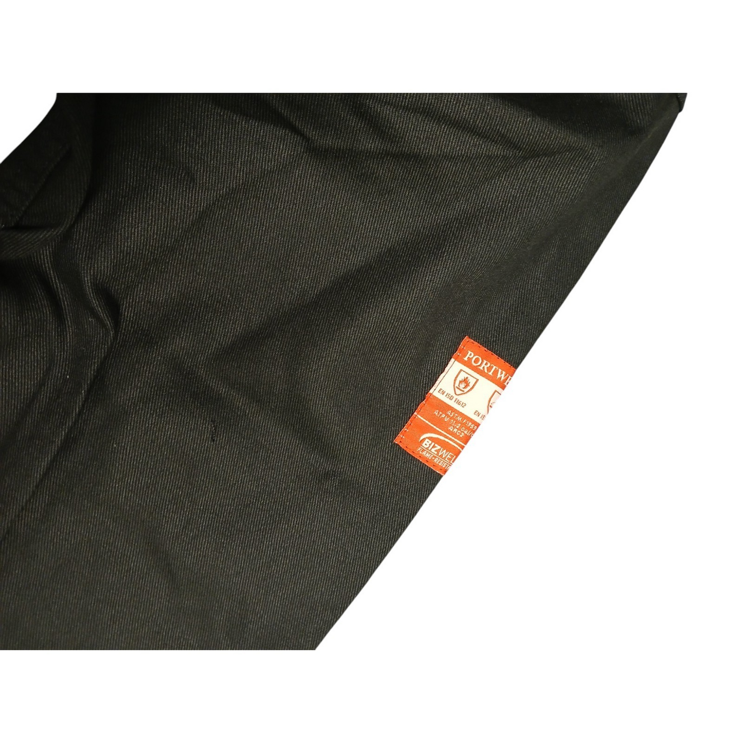 Portwest Bizweld BIZ1 Coverall Black Boiler Suit Flame Resistant FR Workwear New