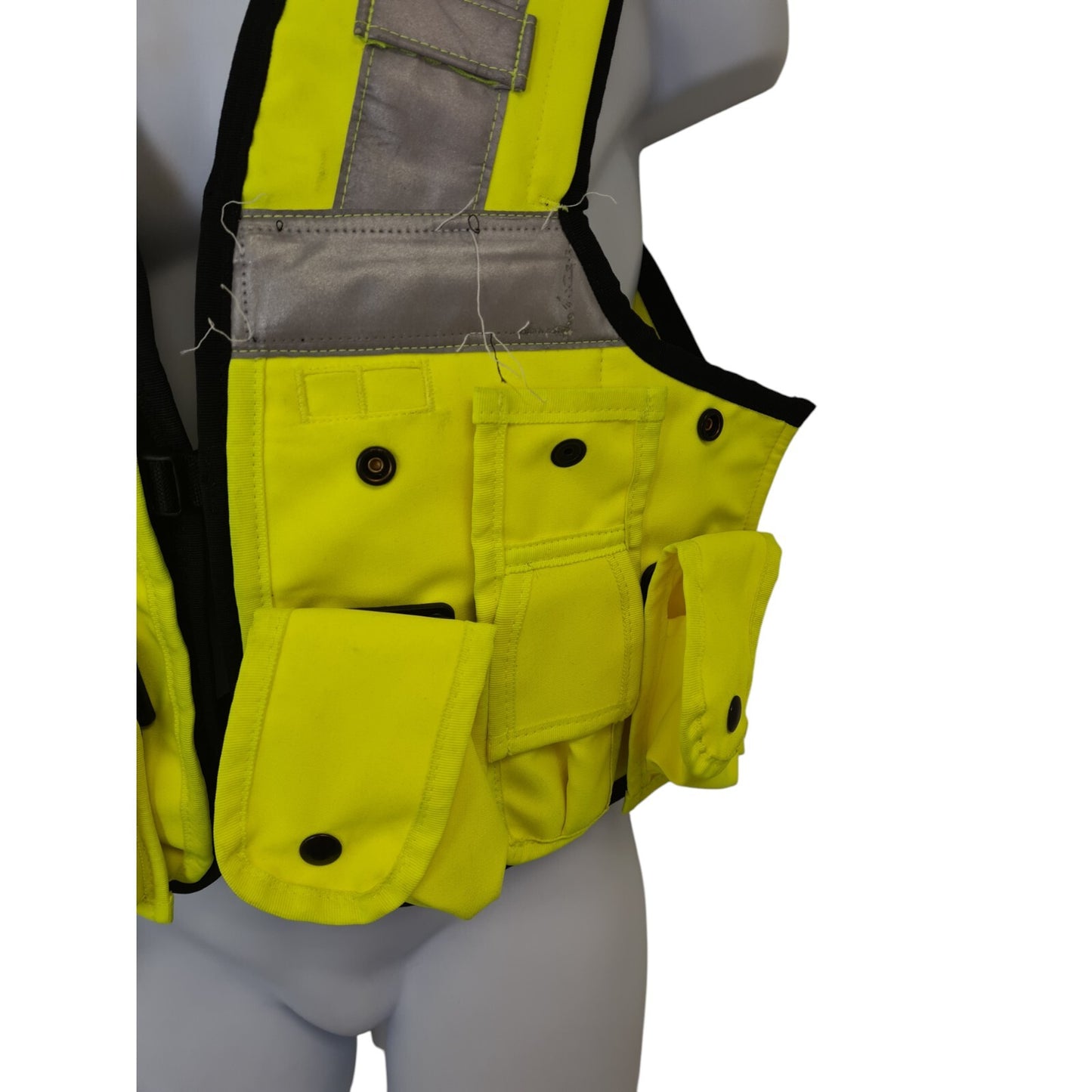 Aegis Tactical Vest Hi Vis Hi Viz With Various Pouches Security Doormen Size M