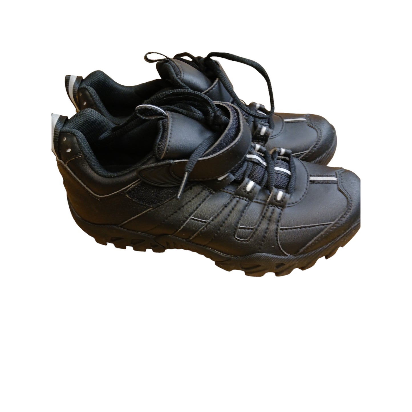 Endura Cycling Shoes Black Leather Bike Patrol Size 6 Unisex Clipless MTB SPD