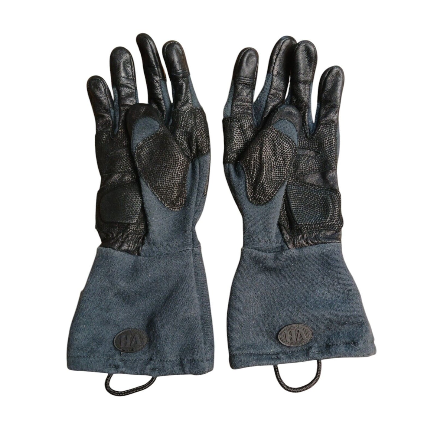 Vega Holster Gloves Delta L Tactical Gauntlet Black Leather With Kevlar Security