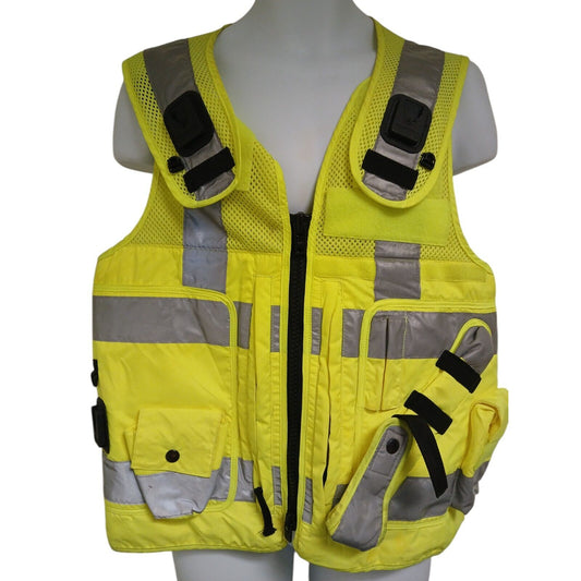 Mehler Vario System Vest Tactical Hi Viz Vis Klickfast Large Police Security