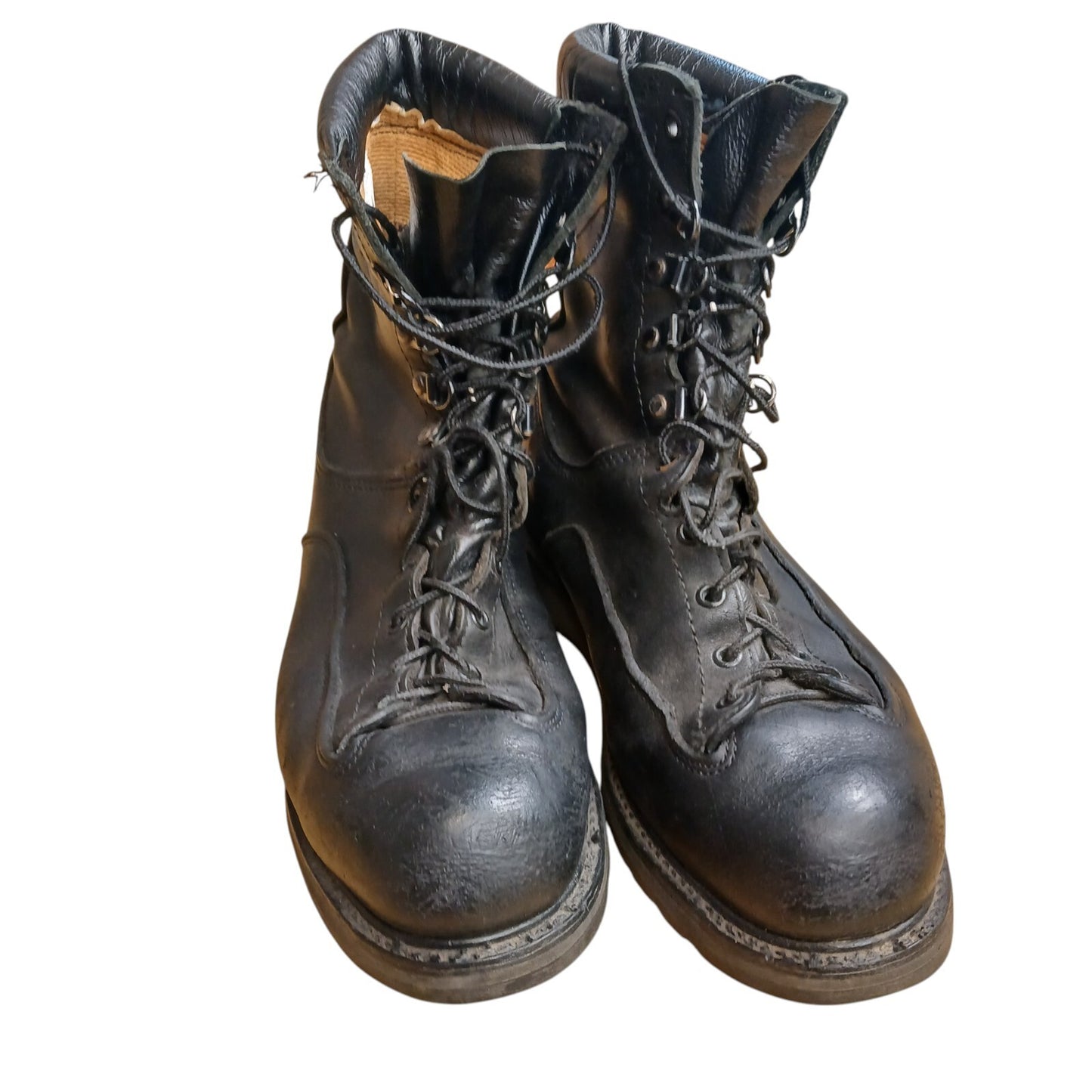Matterhorn Black Leather Boots Combat Goretex UK 9 Safety 7831 USA Vibram Laced