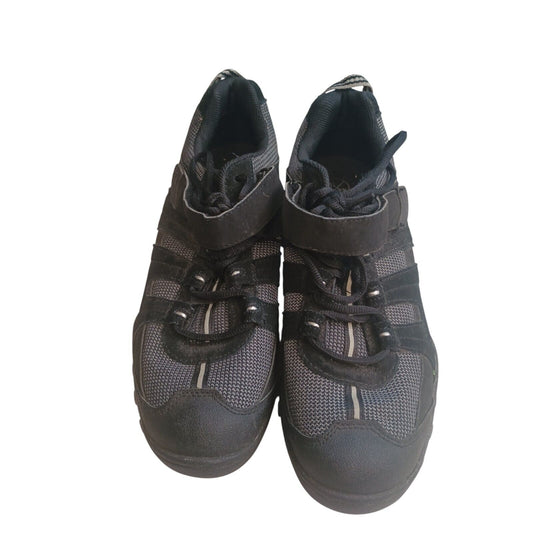 Endura Cycling Shoes Black/Grey Size 10 Lace Up Mountain Bike Hybrid Patrol Bike