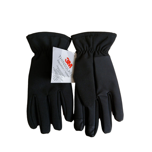 Mil-Tec Softshell Thinsulate Gloves Black Size M New Touch Screen Compatible