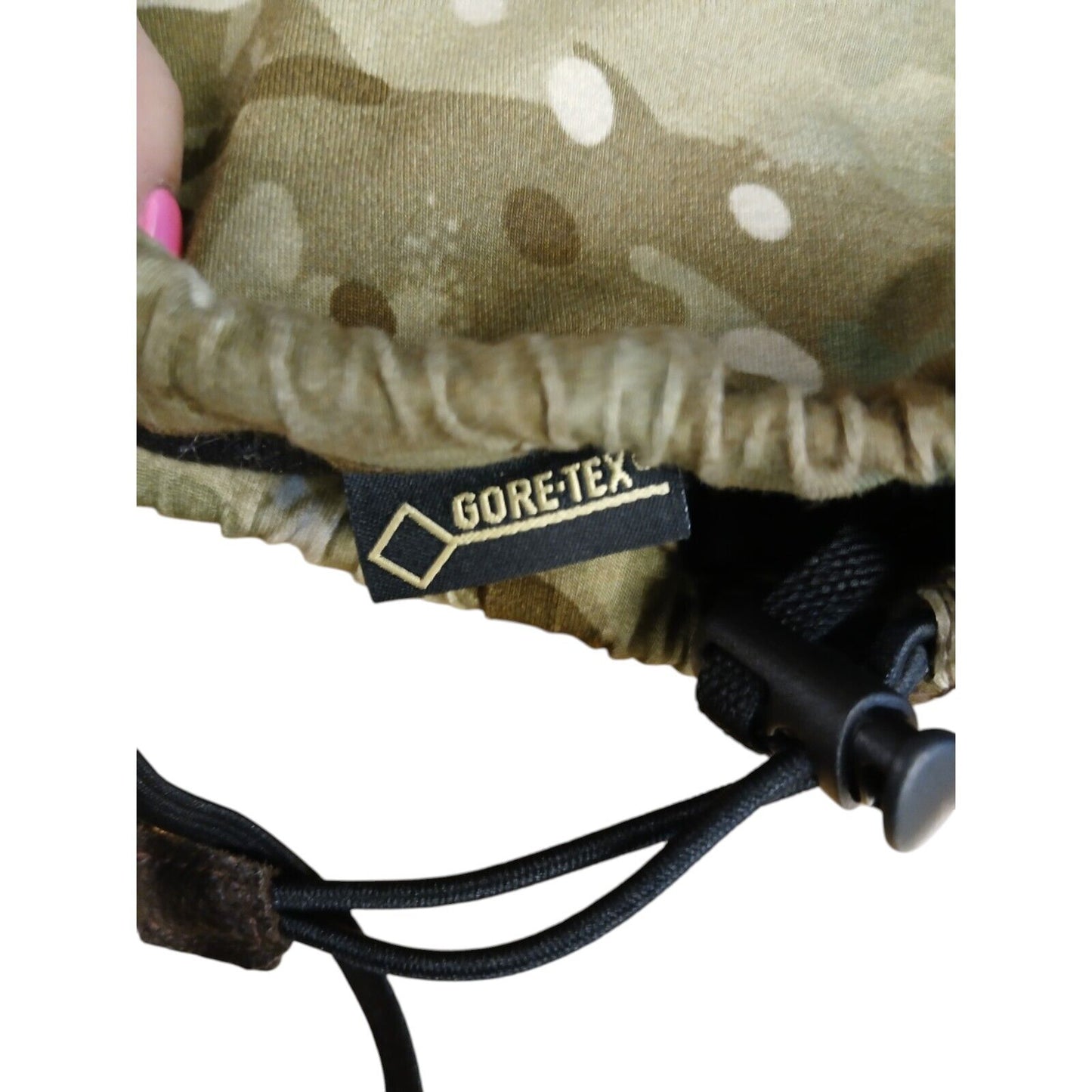 British Army Blizzard Mittens Goretex Mitts MTP Leather Palmed Camo Gloves