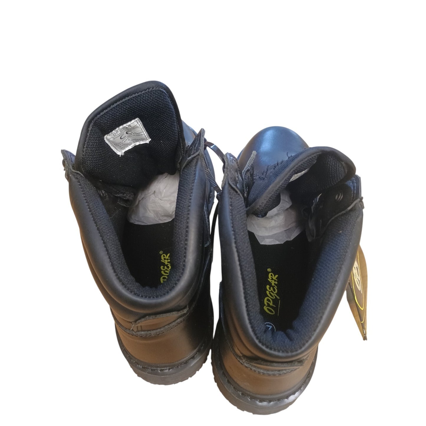 Opgear Safety Boots Black Leather Size 7 Police Security Prison Service Doorman