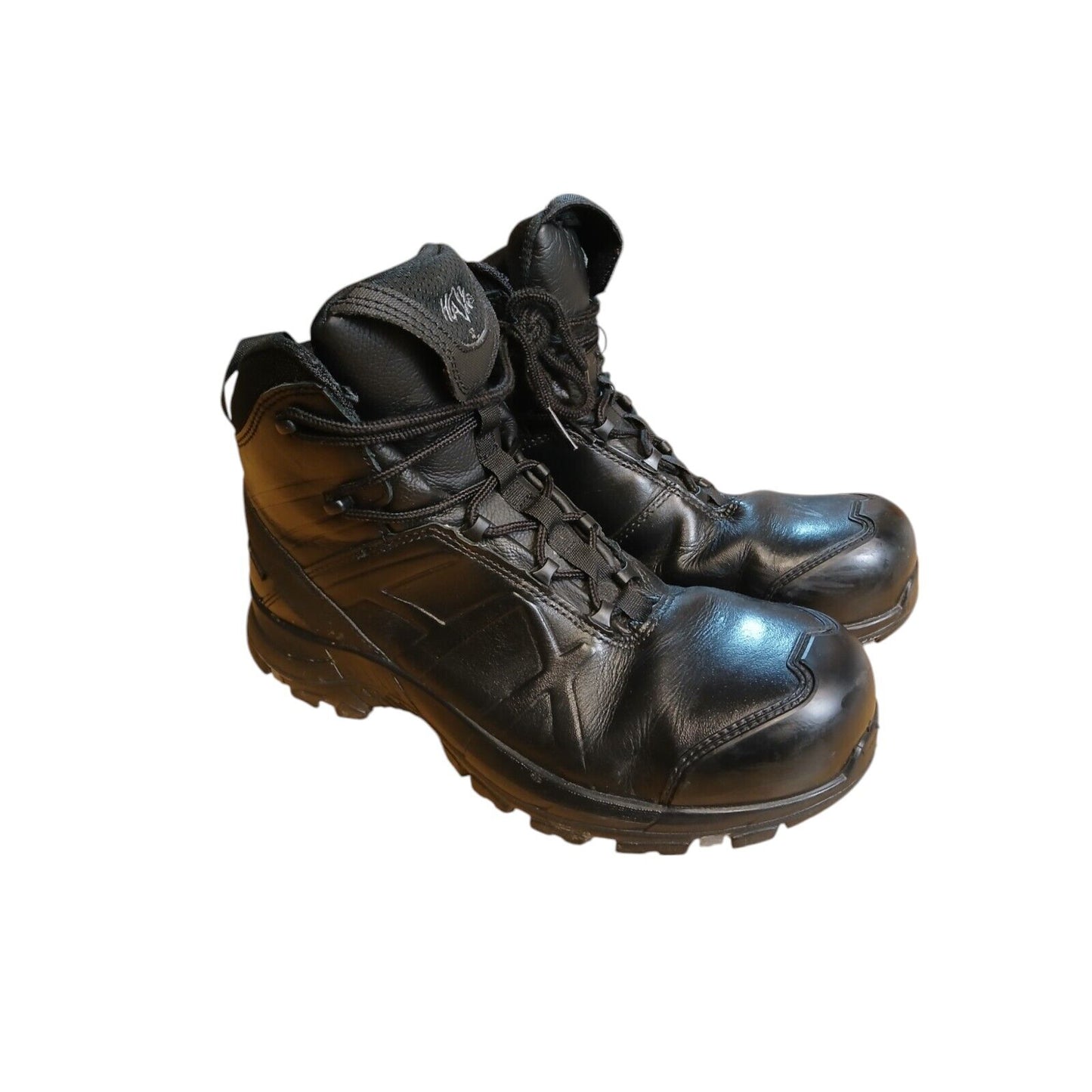 Haix Black Eagle Boots Goretex Steel Mid Safety Size 7 Police Security Workwear