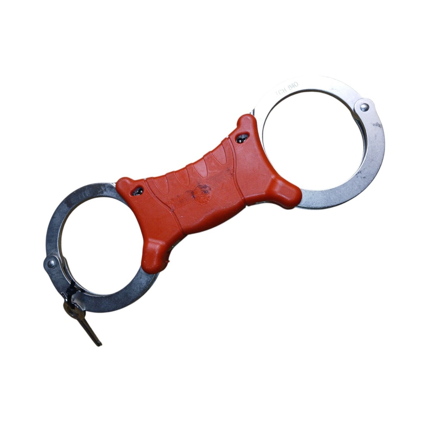 TCH840R Handcuffs Red Training Speedcuffs Cuffs Police Rigid Handcuffs With Key
