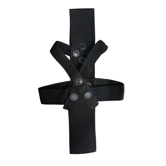 Water Bottle Drink Holder Belt Webbing Black Ex Police Security Festival Hiking