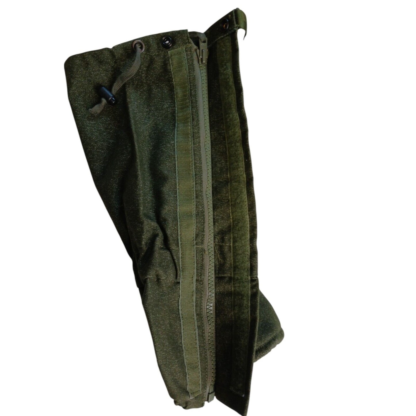 British Army Green Leg Gaiters GS Wire Rope Hiking Standard Size 1996