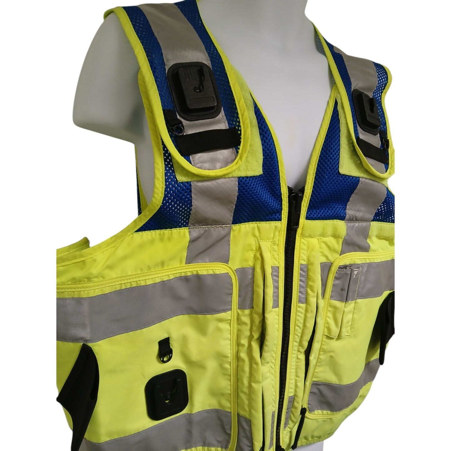 Mehler Vario System Vest Tactical Hi Viz Vis Klickfast Blue Police M Security