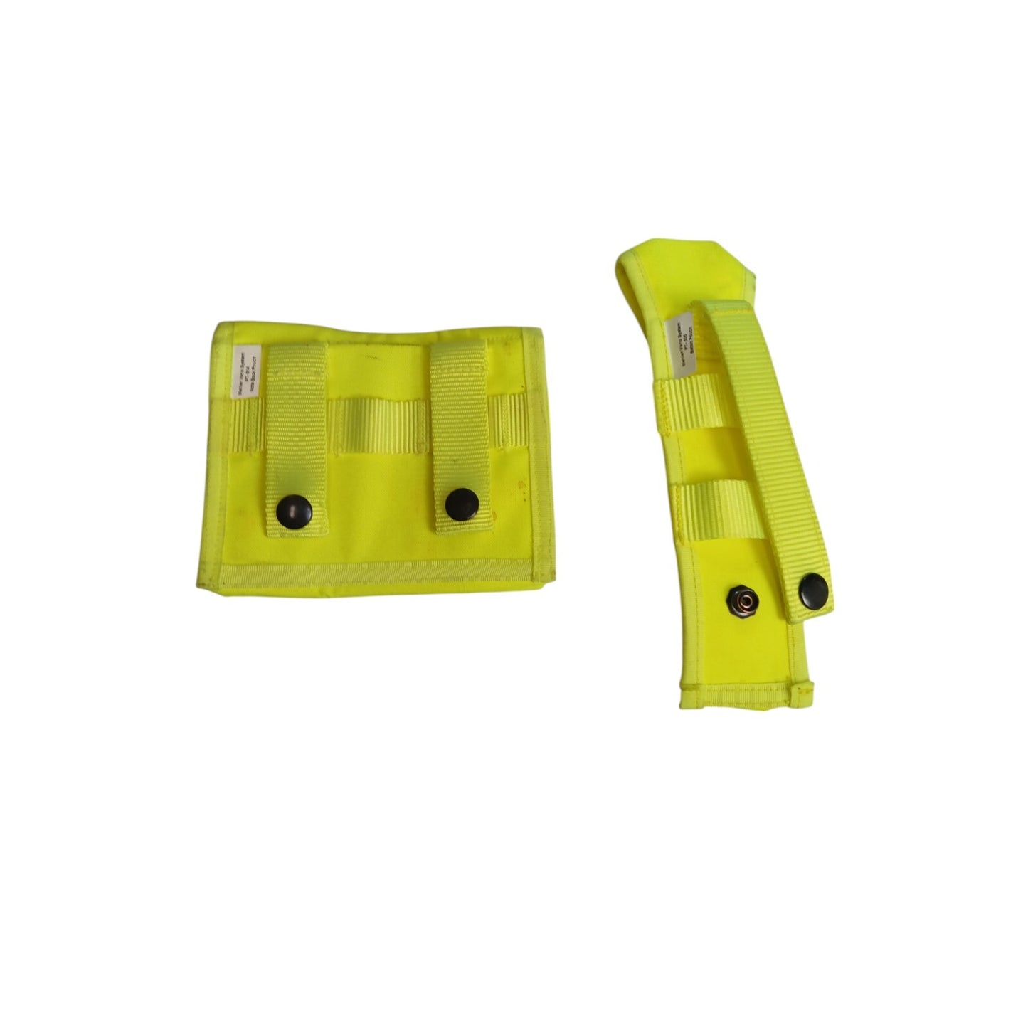 Mehler Vario System Molle Pouches X2 Pouch Hi Viz Vis Yellow Ex Police Security