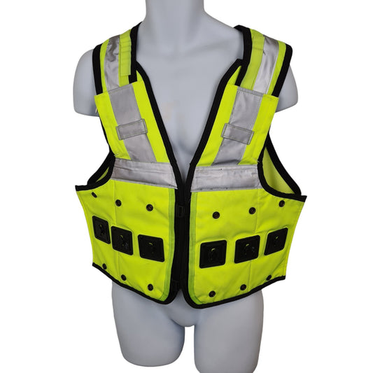 Aegis Engineering Hi Viz Hi Vis Stab Vest Body Armour Cover Buddy-Lok System M/L