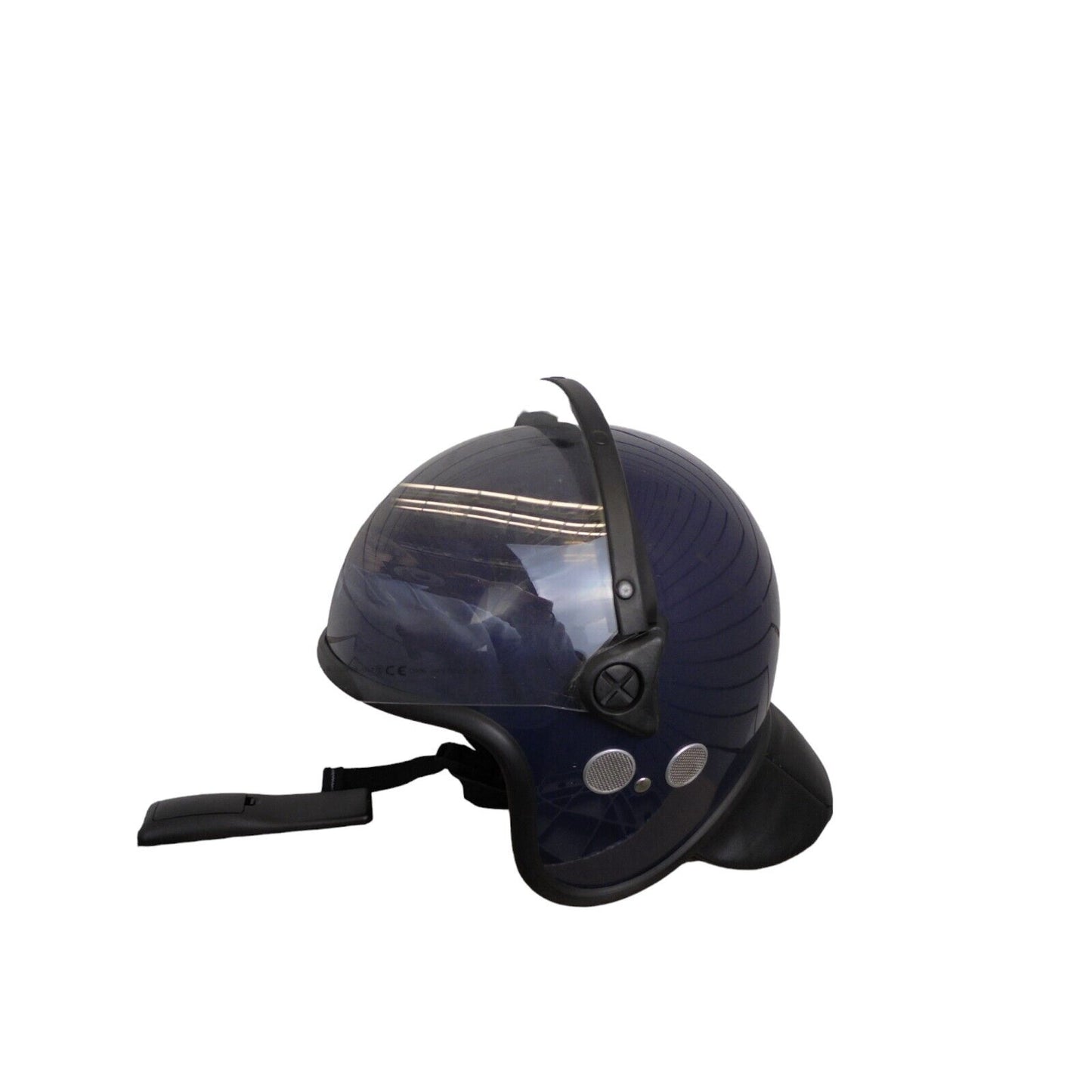 Ex Police Riot Helmet Argus 017T Blue Public Order Forces Security