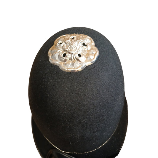Rose Top Custodian Police Helmet Obsolete Collector Interest Memorabilia Grade B