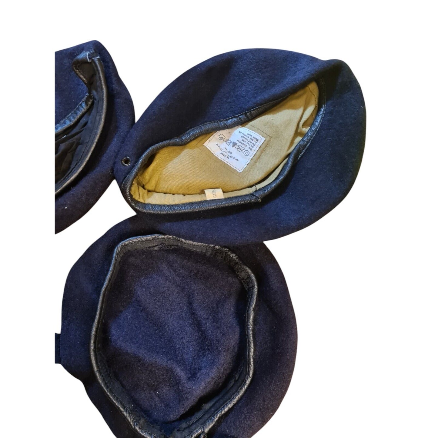 Wool Beret Bundle Military Issue Navy Blue x10 Various Sizes Ranks Services (B)