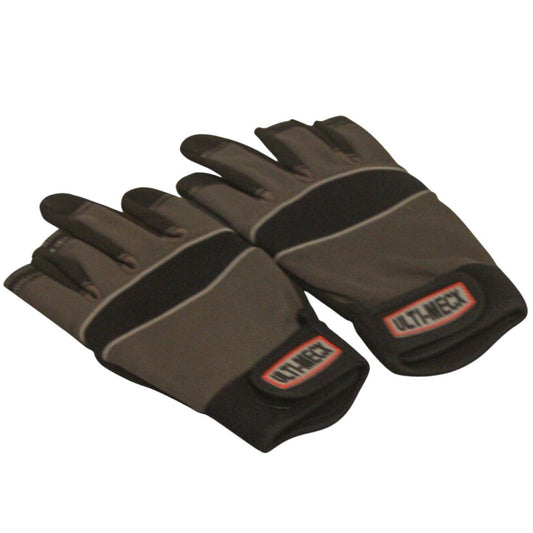 Ulti-Mecx Mechanics Gloves Mechanical Risk Safety Half Fingerless KM Series