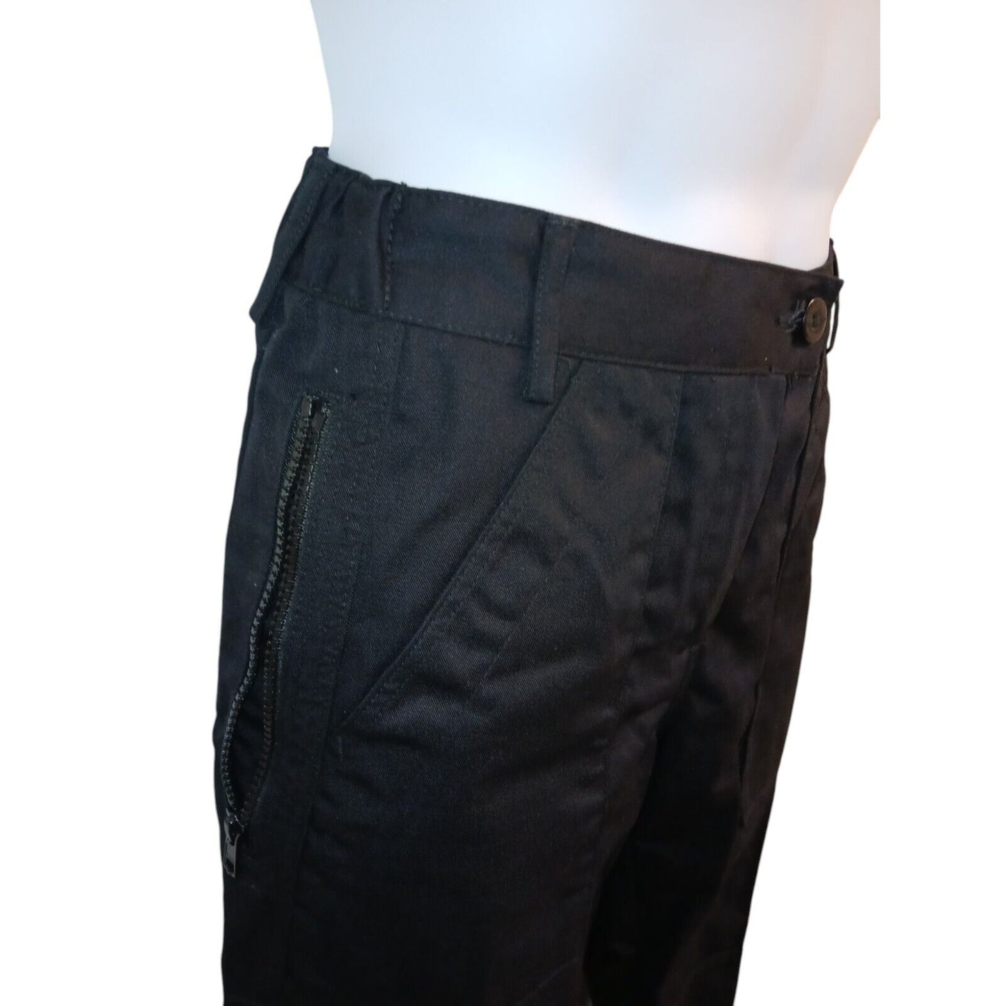 Combat Cargo Work Trousers Black Ex Police Womens Paintball Security Grade 1