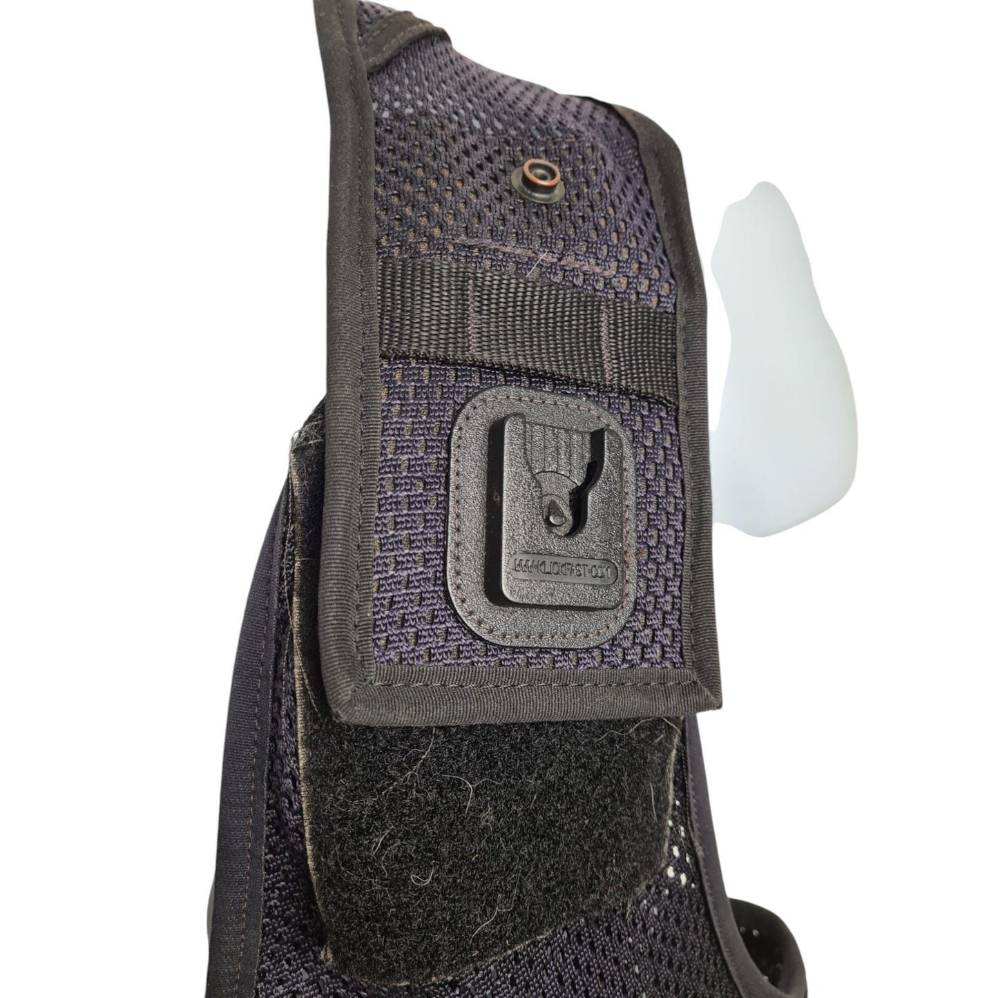 Black Tactical Vest With Integrated Pouches Security Dog Handler Ex Police XL
