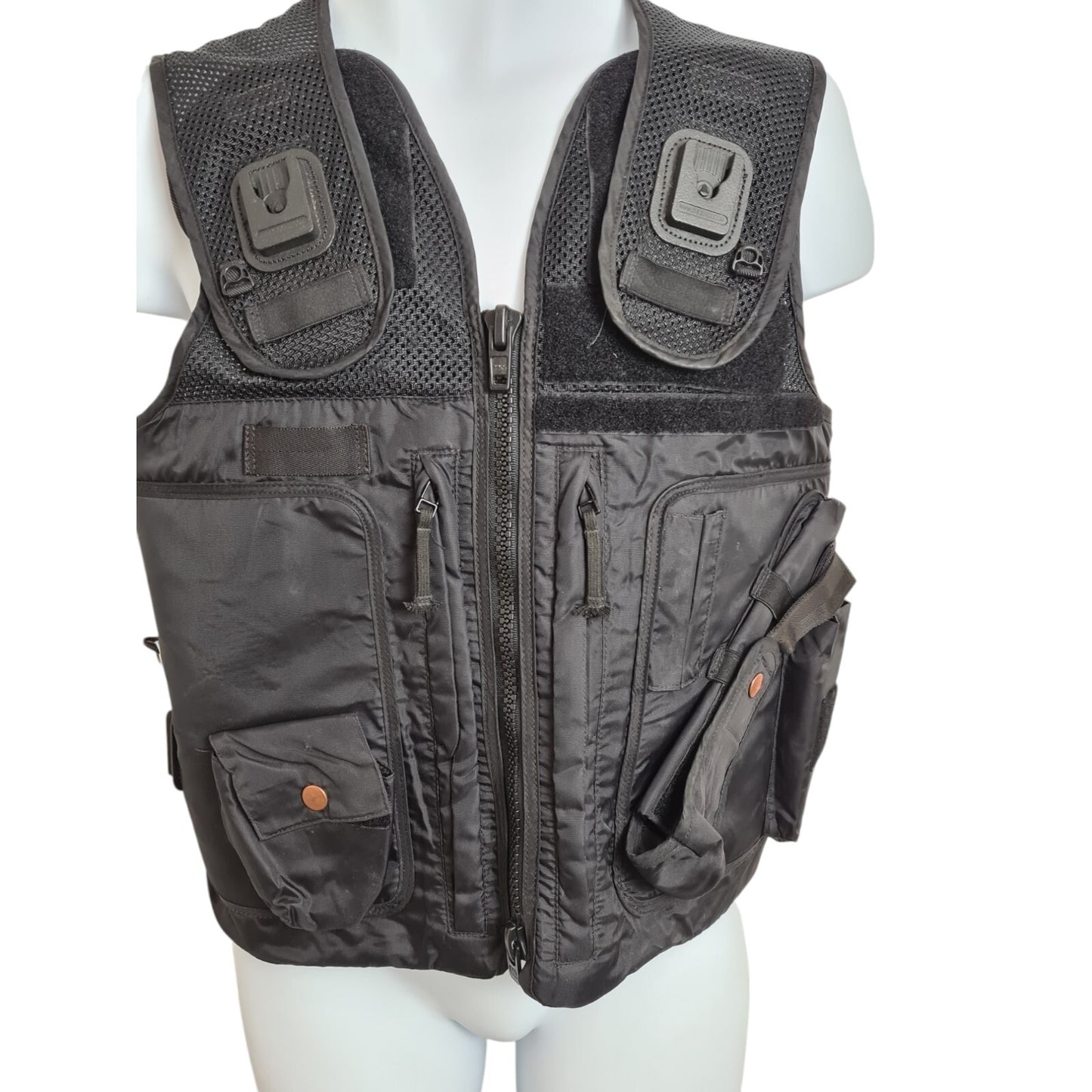 Mehler Vario System Vest Tactical Black Integrated Pouches Security Police