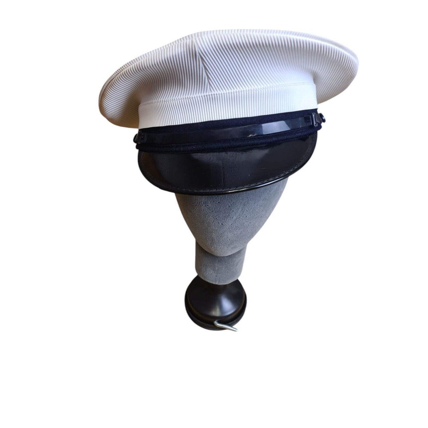 Genuine Royal Navy Class 1 White Officer Peaked Cap Size 58 Collector Film TV