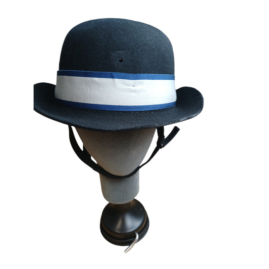 PCSO CSO Bowler Police Hat Blue And Silver Band Film TV Collector Interest