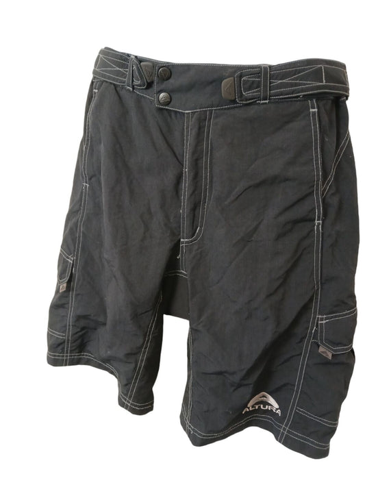 Altura Cycling MTB Shorts Black Lined Padded Mens Bike Police Mountain Biking