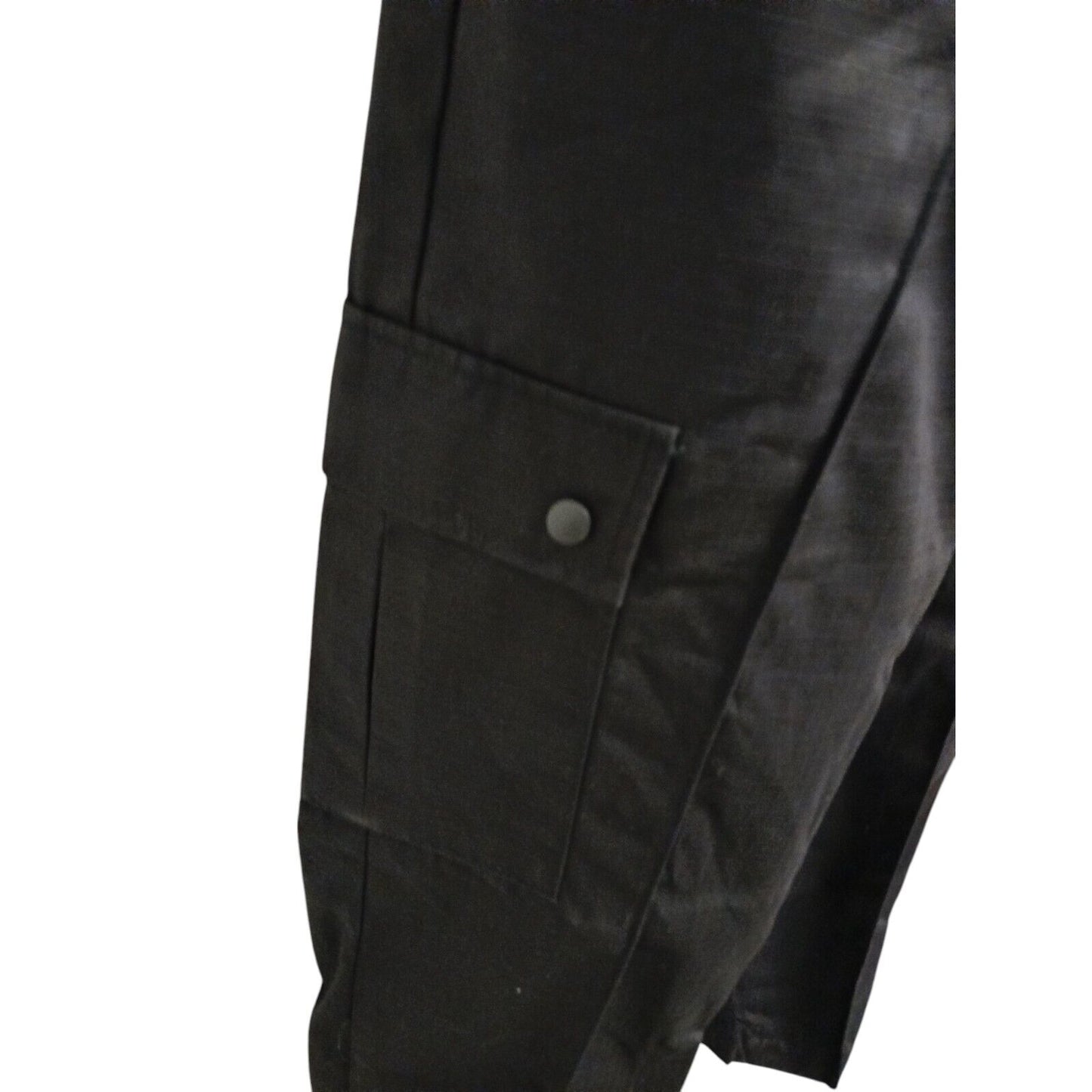 Ripstop Cargo Combat Work Trousers Black Ex Police Mens Tactical UniformSecurity