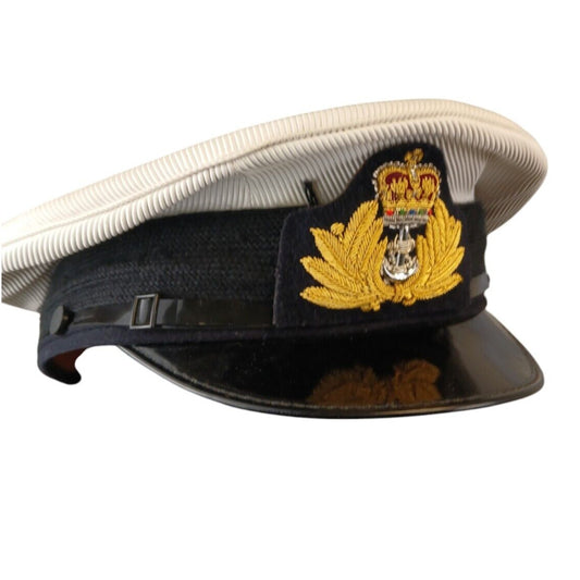 Royal Navy Officer Peaked Cap Hat Class 1 Captain Commander 58 TV Film Collector