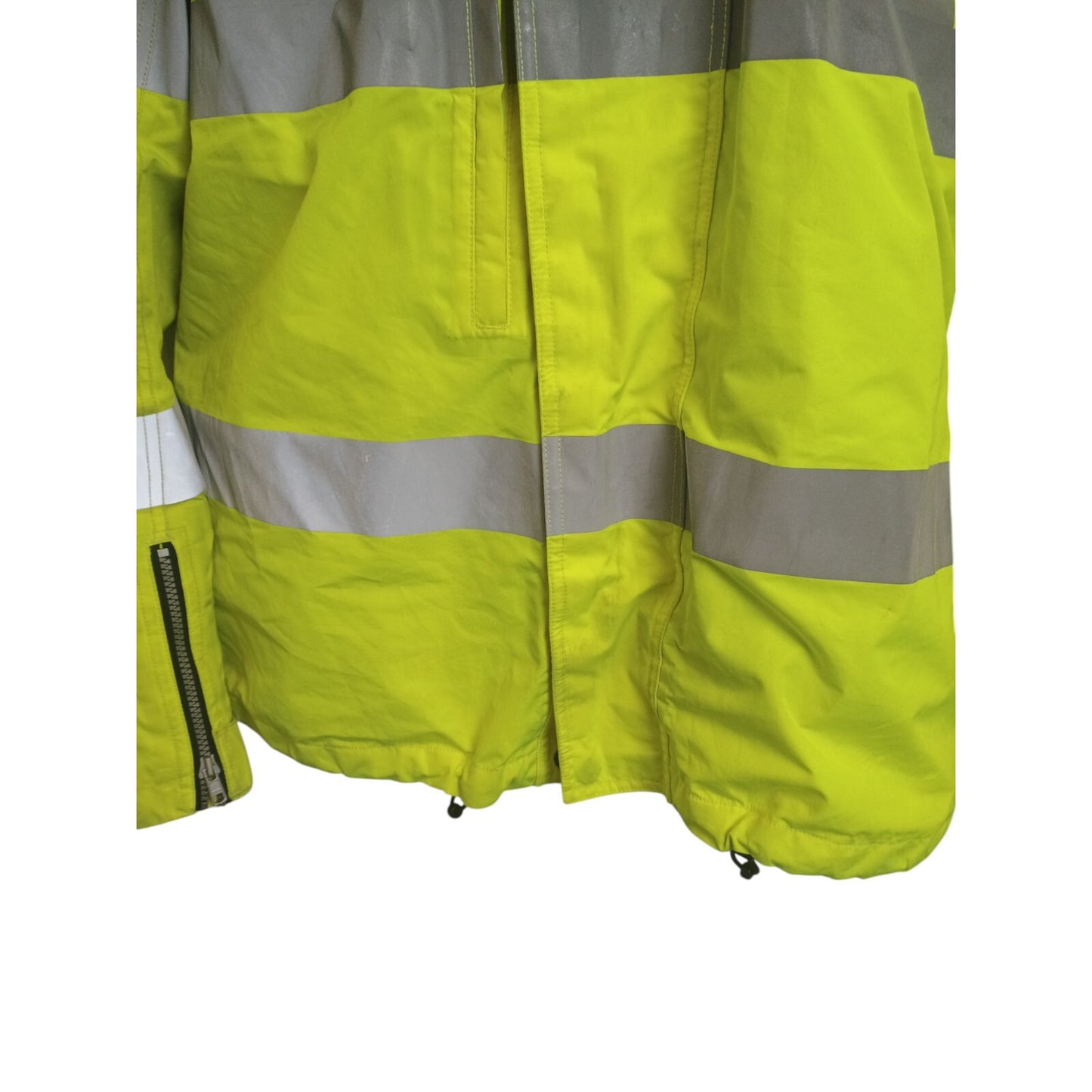 Halvarssons Motorbike Motorcycle Jacket Protective Lined Hi Vis Hi Viz Safety XL