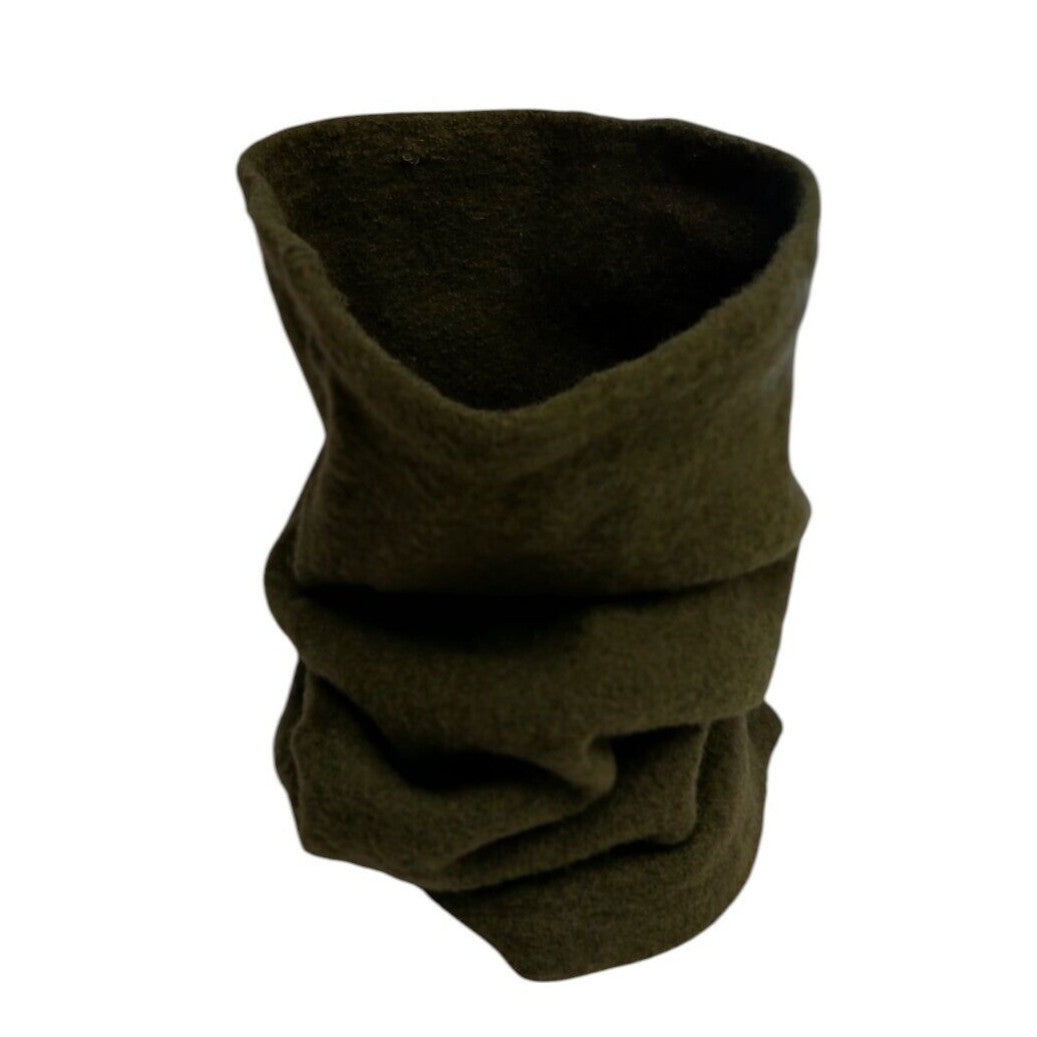 British Military Headover 100% Wool Green Cold Weather Snood Neck Tube Warmer