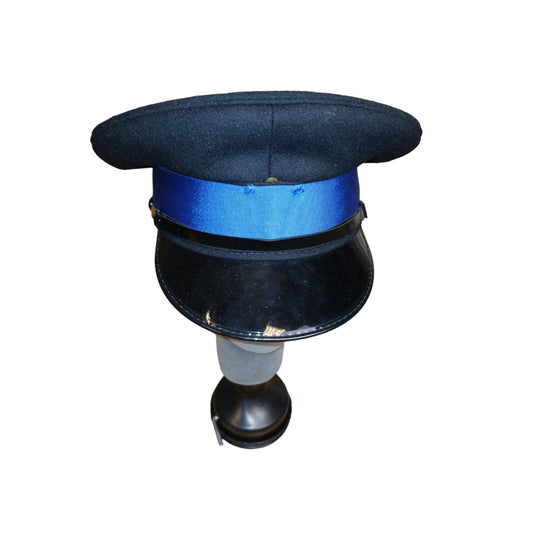 PCSO Blue Band Police Peaked Cap Film TV Fancy Dress Ex Police Stock