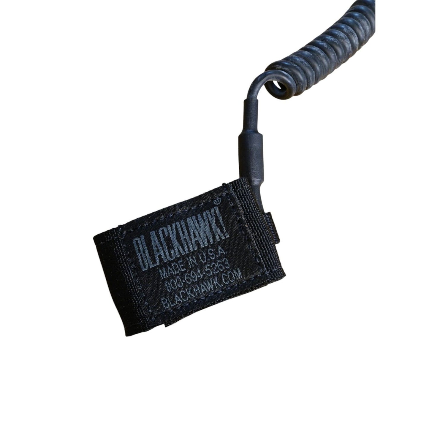 Blackhawk Pistol Lanyard Leash Black Shooting Airsoft Riggers Belt