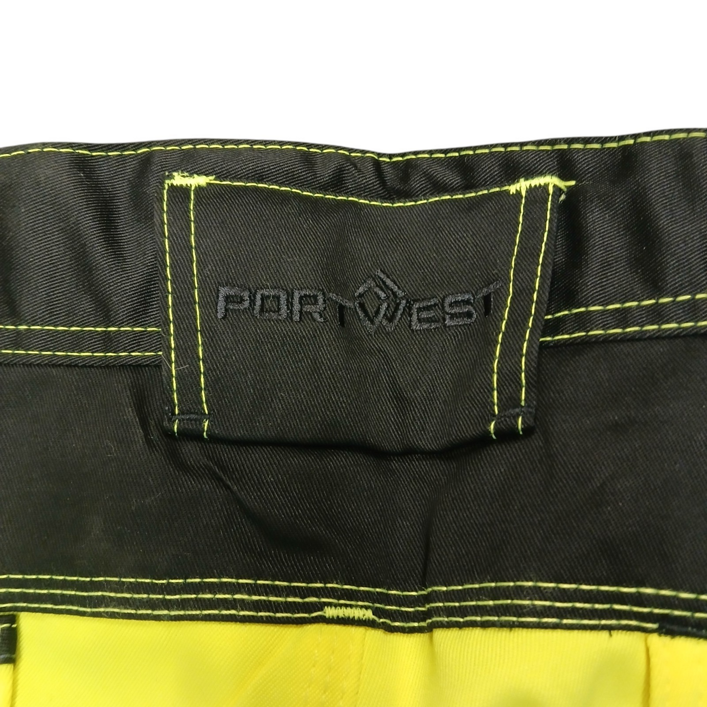 Portwest Work Shorts Hi Viz Vis Yellow Black 38" Reflective Safety Workwear PW34