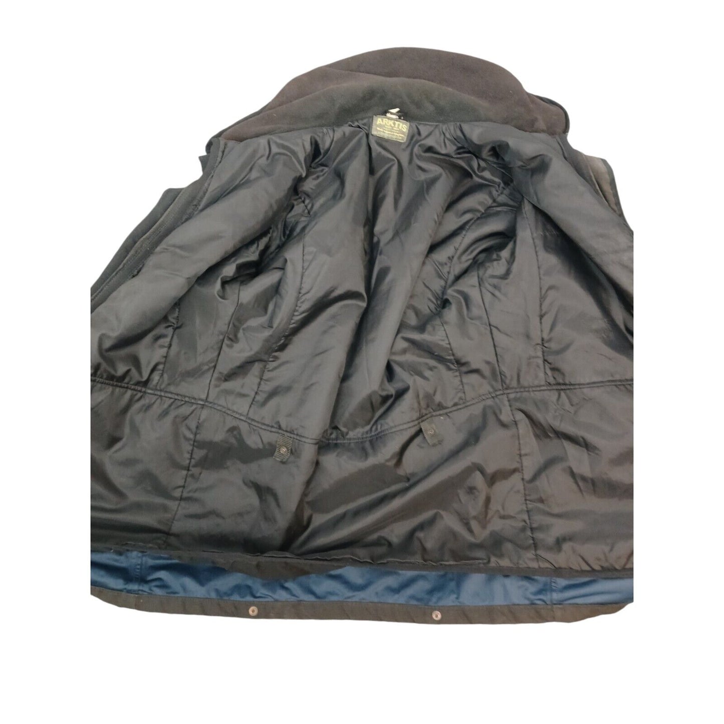 Arktis Ripstop Jacket Coat Medium 3/4 Length Black Ex Police Security Smock M