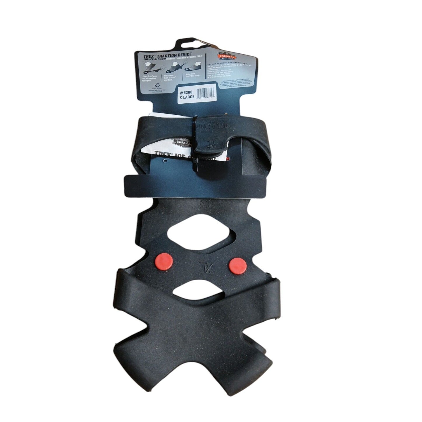 Ergodyne Trex Traction Device Ice Snow Over Shoe Boot Grips XL 6300 Extra Large