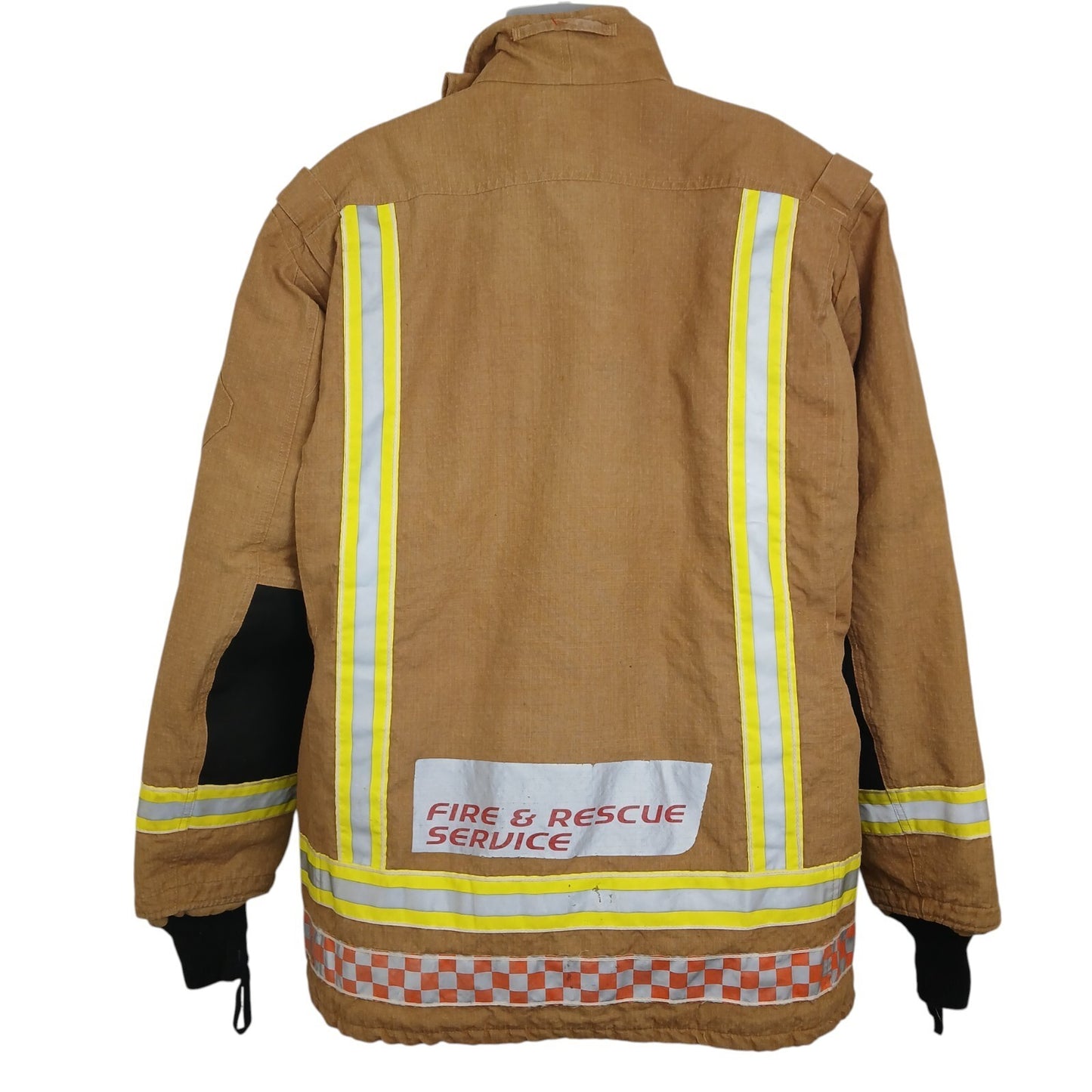 Firemans Jacket Brown Khaki Fire Fighters Coat Fireman Uniform Suit Goretex Fire