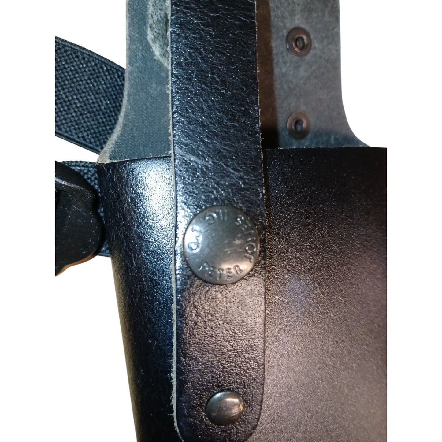 Peter Jones Harness Holster Gun Dock Leather Shoulder Body Strap Gun Police