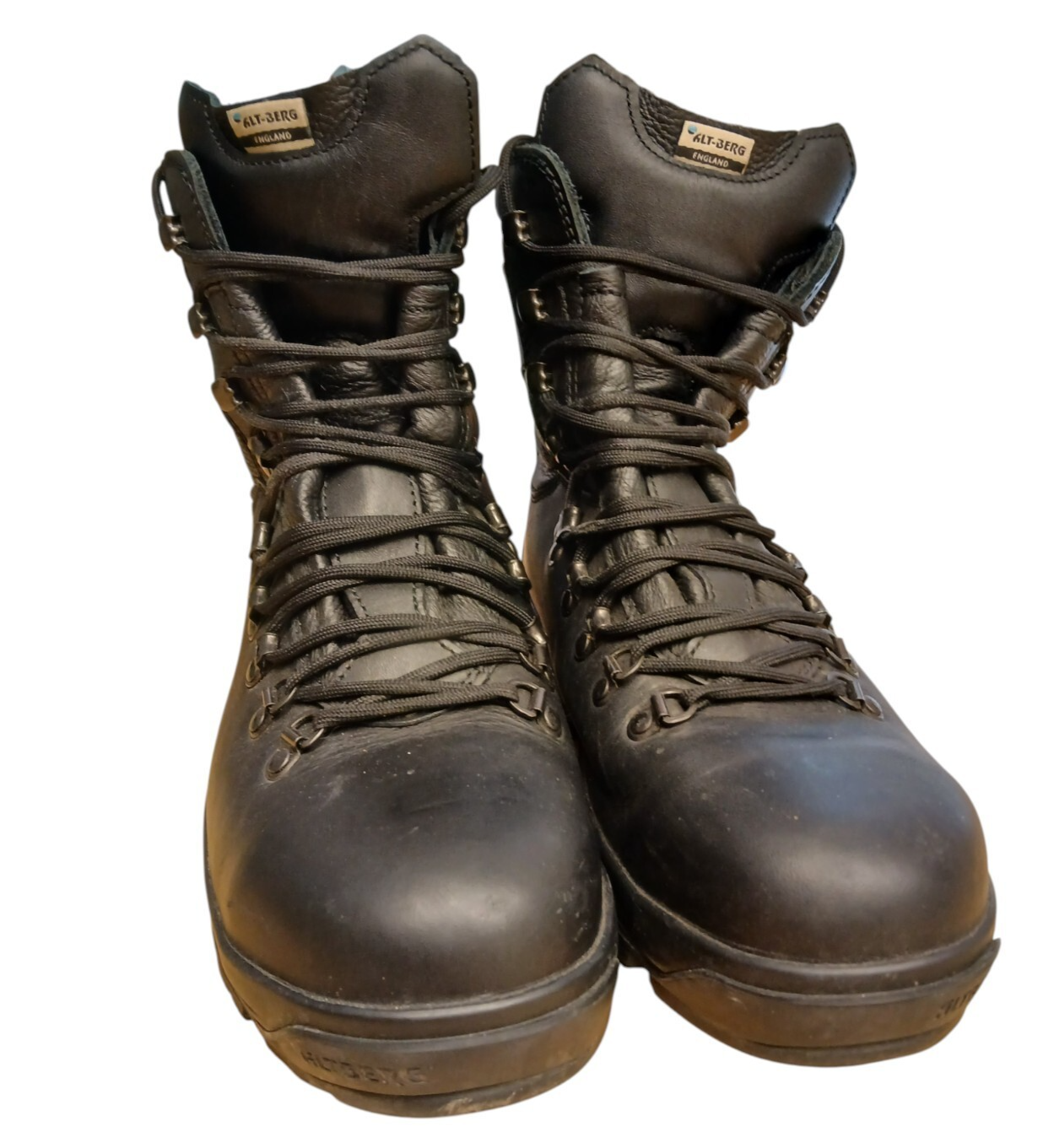Altberg Peacekeeper P3 Boots Original Safety Black Leather Ex Police Size 8