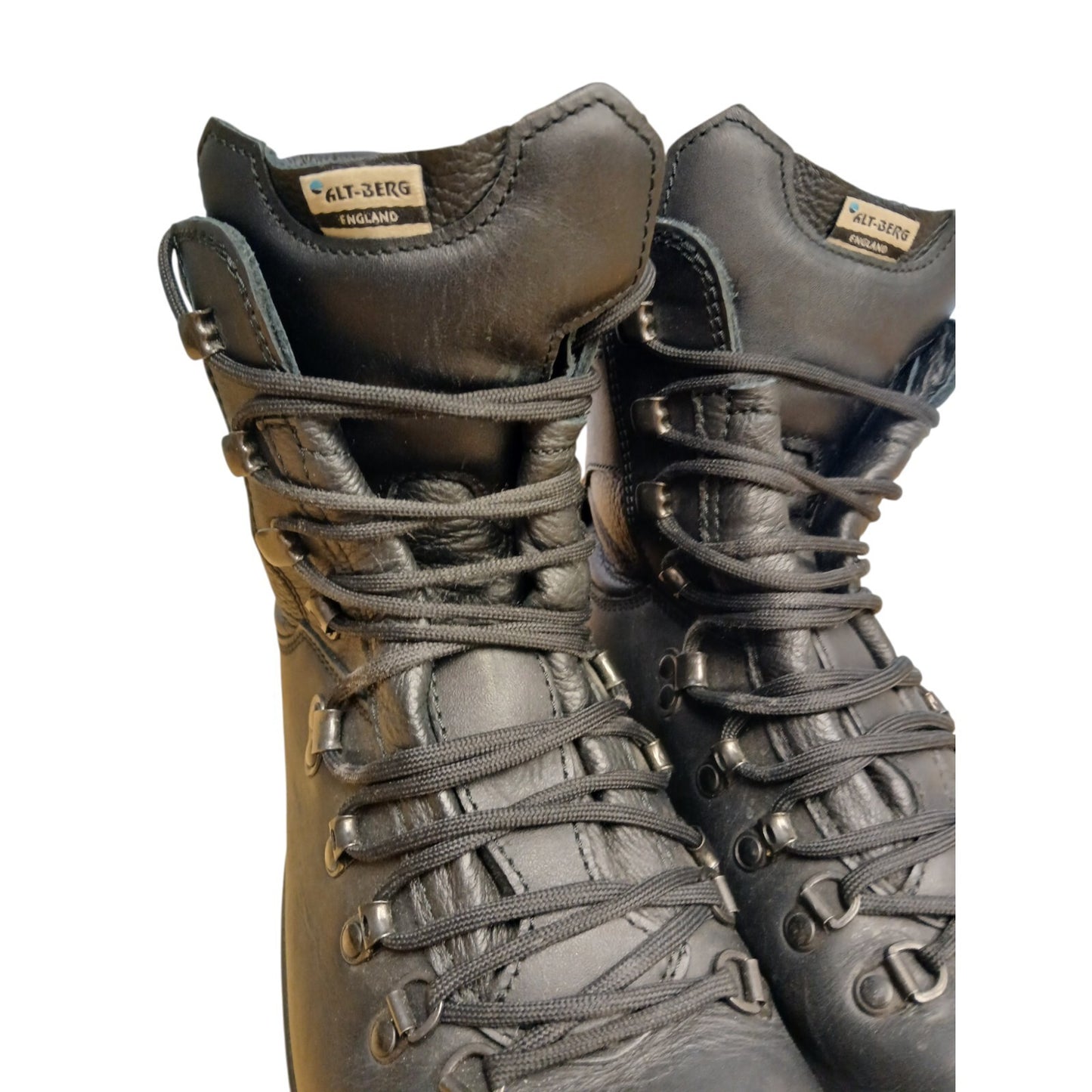 Altberg Peacekeeper P3 Boots Original Safety Black Leather Ex Police Size 8